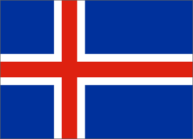 Iceland's flag.